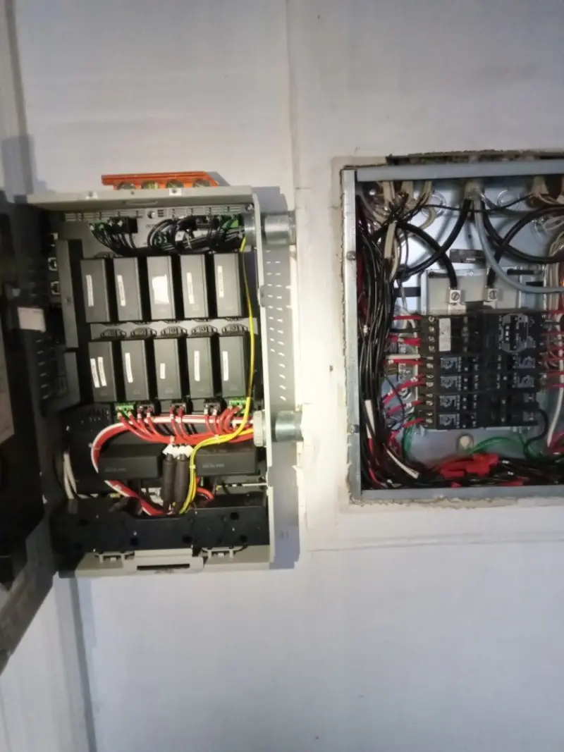 Electrical panel upgrade completed for Security Camera Wiring in Bellwood